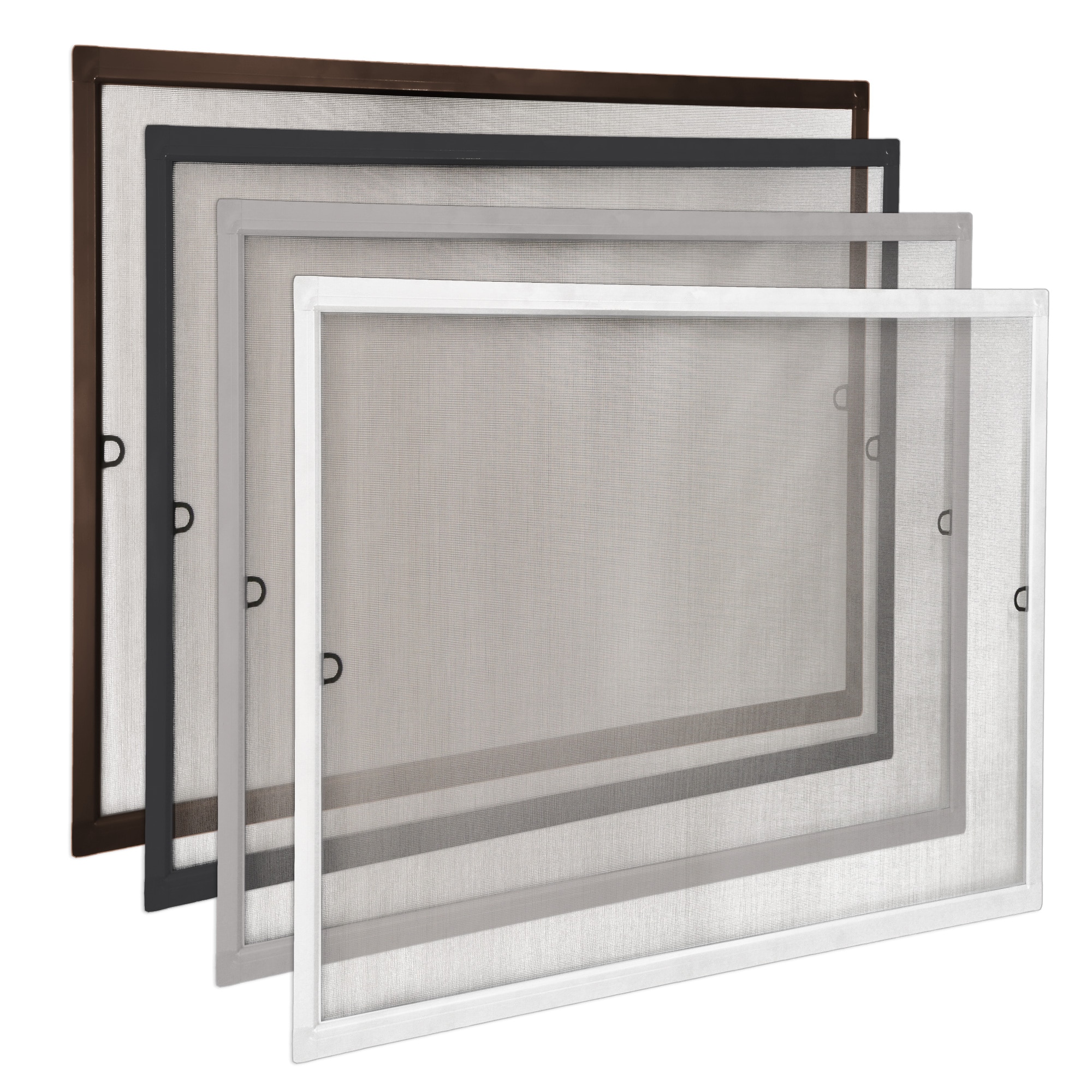 Kellerfenster Kunststoff Fenster mit Fliegengitter in Breiten 40 50 cm 45