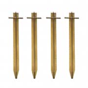 Produkt Zeltheringe mit Rostschutz-Legierung | goldfarben / 30 cm Länge / 4 Stück Zeltheringe mit Rostschutz-Legierung | goldfarben / 30 cm Länge / 4 Stück