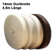 JAROLIFT 14mm Rolladengurt 4,5m (mit Farbauswahl)