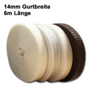 Produkt Rollladengurt - Gurtband / 6,0 m Länge, 14 mm (Typ nach Wahl)  Rollladengurt - Gurtband / 6,0 m Länge, 14 mm (Typ nach Wahl)