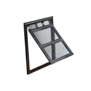 Katzenklappe / Hundeklappe Anido für Fliegengittertüren | 20 x 25 cm, schwarz Katzenklappe / Hundeklappe Anido für Fliegengittertüren | 20 x 25 cm, schwarz
