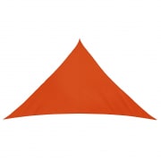 Sonnensegel - Polyester / wasserabweisend | 7,0 x 5,0 x 5,0 m, rechtwinklig-dreieckig, orange Sonnensegel - Polyester / wasserabweisend | 7,0 x 5,0 x 5,0 m, rechtwinklig-dreieckig, orange
