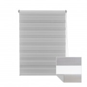 VICTORIA M Klemmfix Doppelrollo / Duo Rollo 65 x 150cm, grau