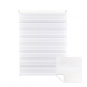 VICTORIA M Klemmfix Doppelrollo / Duo Rollo 65 x 150cm, weiss