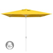 Produkt interpara Sonnenschirm | 3 x 3 m, quadratisch, gelb | Gestell, weiß  interpara Sonnenschirm | 3 x 3 m, quadratisch, gelb | Gestell, weiß
