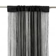 VICTORIA M Leonora Fadengardine 100 x 245cm, schwarz