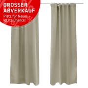 Produkt AURORA Vorhang mit Kräuselband | verdunkelnd, 140 x 235 cm, hellgrau, 2 Stück AURORA Vorhang mit Kräuselband | verdunkelnd, 140 x 235 cm, hellgrau, 2 Stück