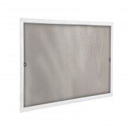 JAROLIFT Insektenschutz-Spannrahmen SlimLine für Fenster | 110 x 150 cm, weiß