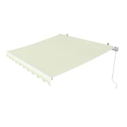 Gelenkarmmarkise Easy | 2,5 x 2 m / Stoff: Uni, hellbeige Gelenkarmmarkise Easy | 2,5 x 2 m / Stoff: Uni, hellbeige
