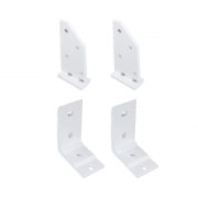 Dachsparrenhalter-Set mit Deckenwinkel für Kassettenmarkise Line | weiß, 2 Stück Dachsparrenhalter-Set mit Deckenwinkel für Kassettenmarkise Line | weiß, 2 Stück