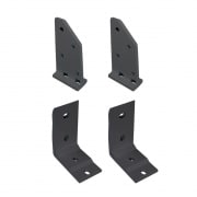 Dachsparrenhalter-Set mit Deckenwinkel für Kassettenmarkise Line | anthrazit matt, 2 Stück Dachsparrenhalter-Set mit Deckenwinkel für Kassettenmarkise Line | anthrazit matt, 2 Stück