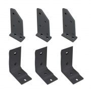 Dachsparrenhalter-Set mit Deckenwinkel für Kassettenmarkise Line | anthrazit matt, 3 Stück Dachsparrenhalter-Set mit Deckenwinkel für Kassettenmarkise Line | anthrazit matt, 3 Stück