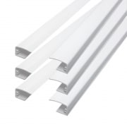 Produkt Führungsschienen für Tenebra Verdunkelungsrollo & Thermorollo | 6 Stück à 80cm, weiß  Führungsschienen für Tenebra Verdunkelungsrollo & Thermorollo | 6 Stück à 80cm, weiß