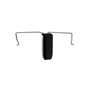 Slim Klemmhalter für Cosiflor / Delphos Plissees VS2 | schwarz, 1 Stück Slim Klemmhalter für Cosiflor / Delphos Plissees VS2 | schwarz, 1 Stück