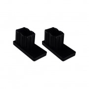 Verschlusskappe für Rollladen-Führungsschienen PP 45 (45 x 22 mm) | schwarz, 2 Stück Verschlusskappe für Rollladen-Führungsschienen PP 45 (45 x 22 mm) | schwarz, 2 Stück
