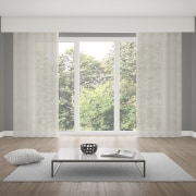 Produkt Gardine mit Schlaufenband & Leinen-Optik | halbtransparent, 145 x 245 cm, natur, 2 Stück  Gardine mit Schlaufenband & Leinen-Optik | halbtransparent, 145 x 245 cm, natur, 2 Stück