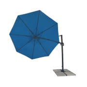 Produkt parapenda Ampelschirm Plus | 3,5 m, rund, blau | Gestell inkl. Standkreuz, anthrazit parapenda Ampelschirm Plus | 3,5 m, rund, blau | Gestell inkl. Standkreuz, anthrazit