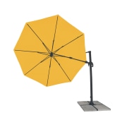 Produkt parapenda Ampelschirm Plus | 3,5 m, rund, gelb | Gestell inkl. Standkreuz, anthrazit parapenda Ampelschirm Plus | 3,5 m, rund, gelb | Gestell inkl. Standkreuz, anthrazit