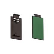 Klebehalter für Klemmfix & Zevra Doppelrollo | braun, 2 Stück Klebehalter für Klemmfix & Zevra Doppelrollo | braun, 2 Stück