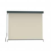 Produkt Außenrollo - Senkrechtmarkise 2000 mit Kassette & Kurbel | 1,6 x 2,5 m, anthrazit/beige  Außenrollo - Senkrechtmarkise 2000 mit Kassette & Kurbel | 1,6 x 2,5 m, anthrazit/beige