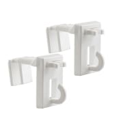 Produkt Easyfit Klemmhalter für Bambusrollo & Bambus-Raffrollo | weiß, 3 Stück  Easyfit Klemmhalter für Bambusrollo & Bambus-Raffrollo | weiß, 3 Stück