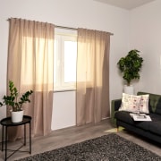 Produkt Vorhang mit Kombiband & Leinen-Struktur | blickdicht, 135 x 225 cm, natur, 2 Stück  Vorhang mit Kombiband & Leinen-Struktur | blickdicht, 135 x 225 cm, natur, 2 Stück