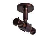 Produkt Deckenhalter für Gardinenstange mit Innenlauf | ⌀ 19 mm, rot-bronze gebürstet, 2-läufig  Deckenhalter für Gardinenstange mit Innenlauf | ⌀ 19 mm, rot-bronze gebürstet, 2-läufig