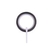 Produkt Gardinenring-Flachring mit Faltenlegehaken | ⌀ 19 mm, anthrazit gebürstet, 70 Stück Gardinenring-Flachring mit Faltenlegehaken | ⌀ 19 mm, anthrazit gebürstet, 70 Stück
