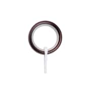 Produkt Gardinenring-Flachring mit Faltenlegehaken | ⌀ 19 mm, rot-bronze gebürstet, 90 Stück Gardinenring-Flachring mit Faltenlegehaken | ⌀ 19 mm, rot-bronze gebürstet, 90 Stück