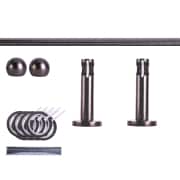 Produkt Gardinenstange Set | 1-läufig, ⌀ 19 mm, 180 cm, anthrazit + Wand, Kugel-Ball, Ring Gardinenstange Set | 1-läufig, ⌀ 19 mm, 180 cm, anthrazit + Wand, Kugel-Ball, Ring
