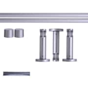 Produkt Gardinenstange Set | 1-läufig, ⌀ 19 mm, 360 cm, silber + Wand, Kappe  Gardinenstange Set | 1-läufig, ⌀ 19 mm, 360 cm, silber + Wand, Kappe