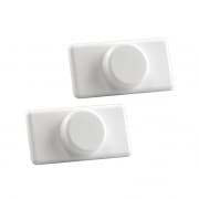 Produkt Magnethalter für Rollo/Doppelrollo-Unterleiste | weiß, 2 Stück  Magnethalter für Rollo/Doppelrollo-Unterleiste | weiß, 2 Stück