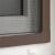 JAROLIFT Insektenschutz-Spannrahmen ProfiLine für Fenster | 90 x 150 cm, braun