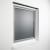 JAROLIFT Insektenschutz-Spannrahmen ProfiLine für Fenster | 90 x 150 cm, silber