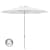 paramondo interpara Sonnenschirm | 3,5 m, rund, weiß | Gestell, silber