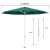 paramondo interpara Sonnenschirm | 3,5 m, rund, grün | Gestell, weiß
