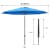 paramondo interpara Sonnenschirm | 3,5 m, rund, blau | Gestell, anthrazit