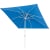 paramondo interpara Sonnenschirm | 3 x 3 m, quadratisch, blau | Gestell, weiß