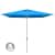 paramondo interpara Sonnenschirm | 3 x 3 m, quadratisch, blau | Gestell, silber