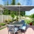 paramondo interpara Sonnenschirm | 3 x 3 m, quadratisch, grau | Gestell, silber
