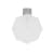 paramondo parapenda Ampelschirm | 3,5 m, rund, weiß | Gestell inkl. Standkreuz, anthrazit