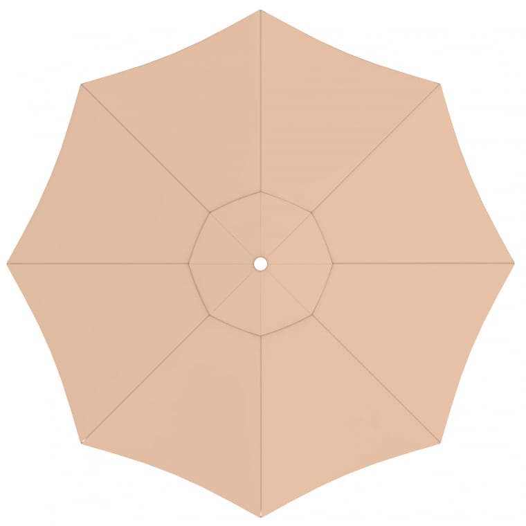 paramondo Sonnenschirm Bespannung für interpara Sonnenschirm | 3,5 m / rund / creme