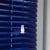 VICTORIA M Aluminium Jalousie | 130 x 130 cm, blau matt