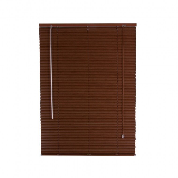 VICTORIA M Aluminium Jalousie | 150 x 130 cm, holzdunkel matt