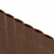 JAROLIFT Premium PVC Sichtschutzmatte | 80 x 600 cm (2-teilig), braun