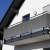 JAROLIFT Premium PVC Sichtschutzmatte | 90 x 900 cm (3-teilig), grau