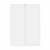 JAROLIFT Fliegengitter-Magnetvorhang für Türen | 110 x 220 cm, weiß