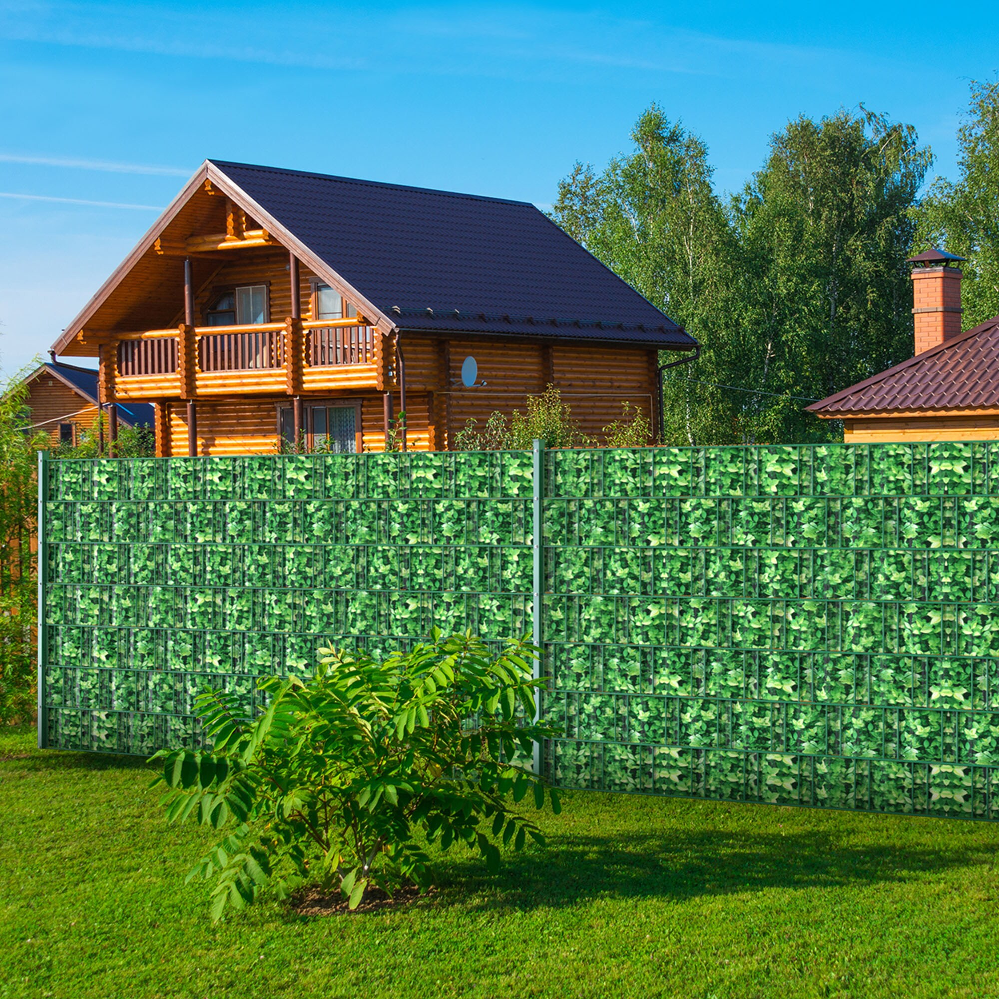 Transparent Clips Klemmschienen Befestigungsclips PVC Sichtschutz  Zaun Garten 