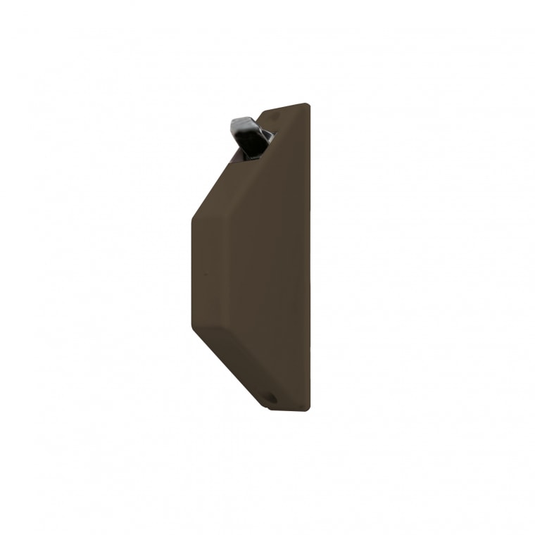 JAROLIFT Mini Halbeinlaß-Gurtwickler | braun / ohne Gurt