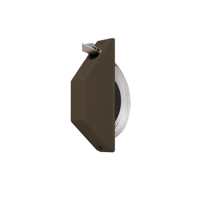 JAROLIFT Mini Halbeinlaß-Gurtwickler | braun / inkl. 5 m Gurt